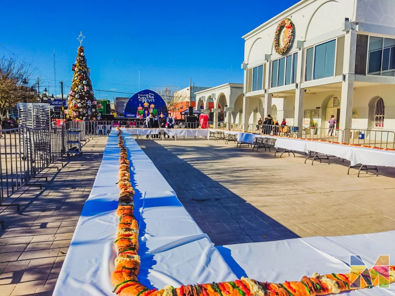 Destaca Rosca De Reyes De 60 Metros En El Festival En Meoqui